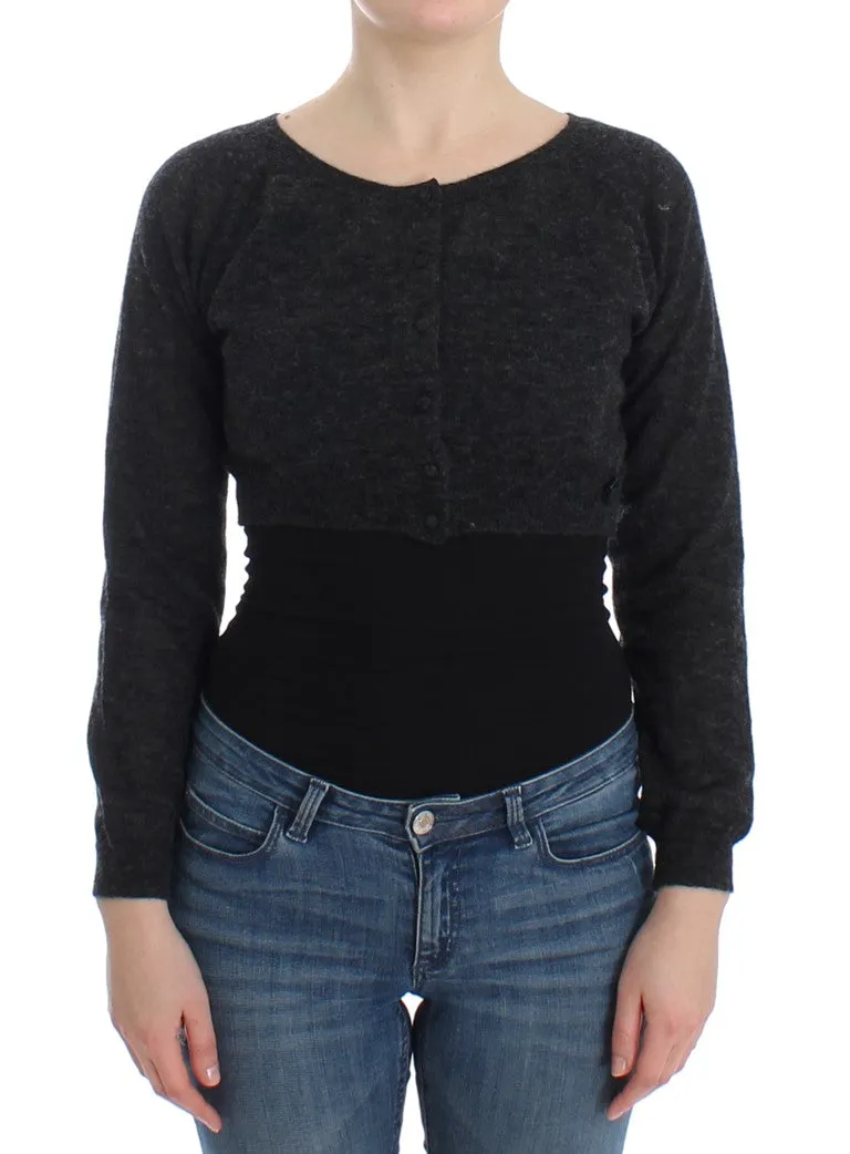 Chic Cropped Alpaca Wool Sweater sold by Louxly
