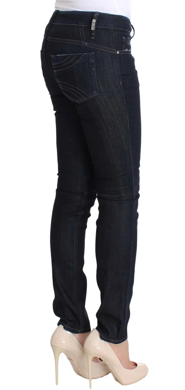 Chic Slim Fit Skinny Blue Jeans sold by Louxly product image thumbnail 4
