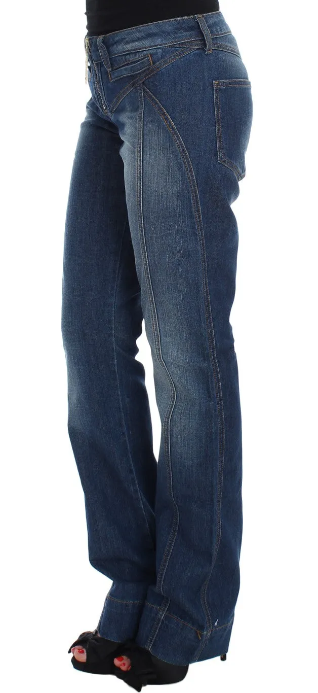 Chic Boot Cut Blue Wash Denim sold by Louxly product image thumbnail 2
