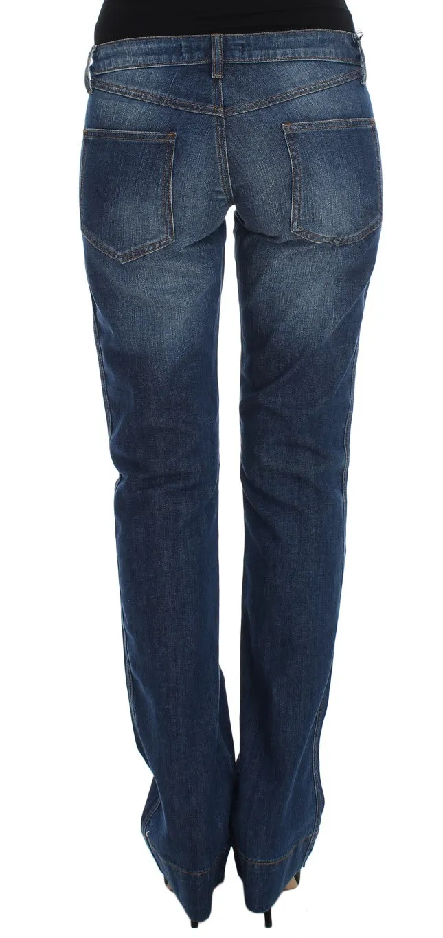 Chic Boot Cut Blue Wash Denim sold by Louxly product image thumbnail 3