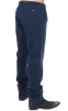 Elegant Blue Cotton Stretch Chinos sold by Louxly