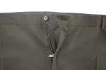 Elegant Pleated Black Wool Trousers sold by Louxly