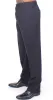 Elegant Pleated Black Wool Trousers sold by Louxly