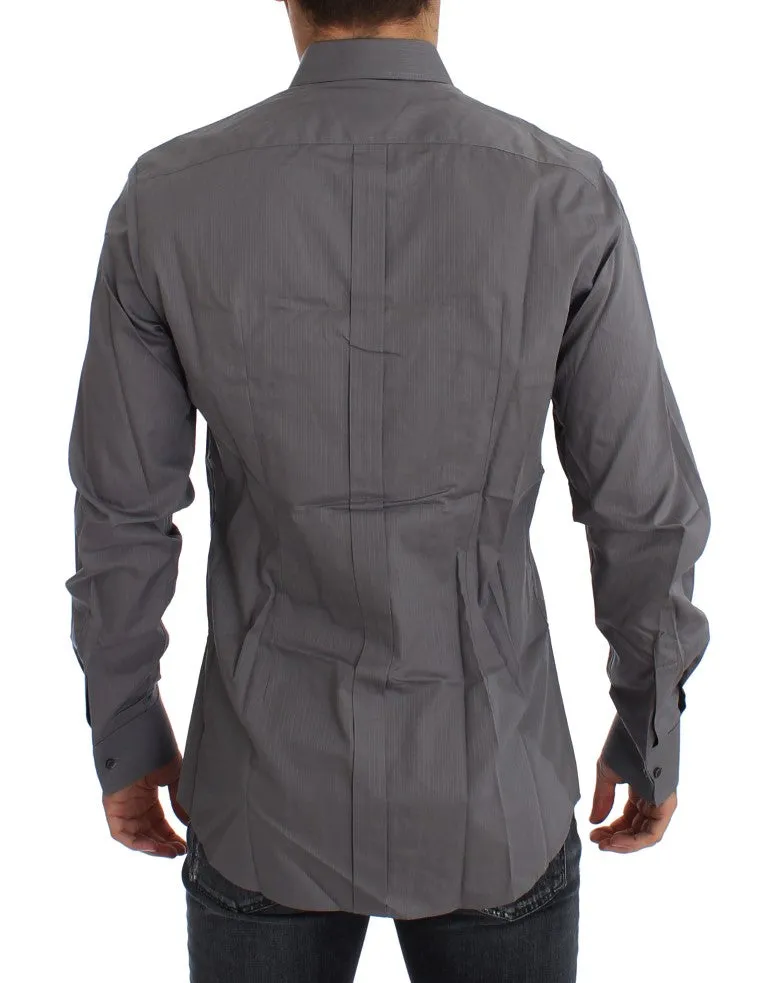 Elegant Slim Fit Cotton Dress Shirt sold by Louxly product image thumbnail 3