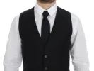 Elegant Black Wool Dress Vest sold by Louxly