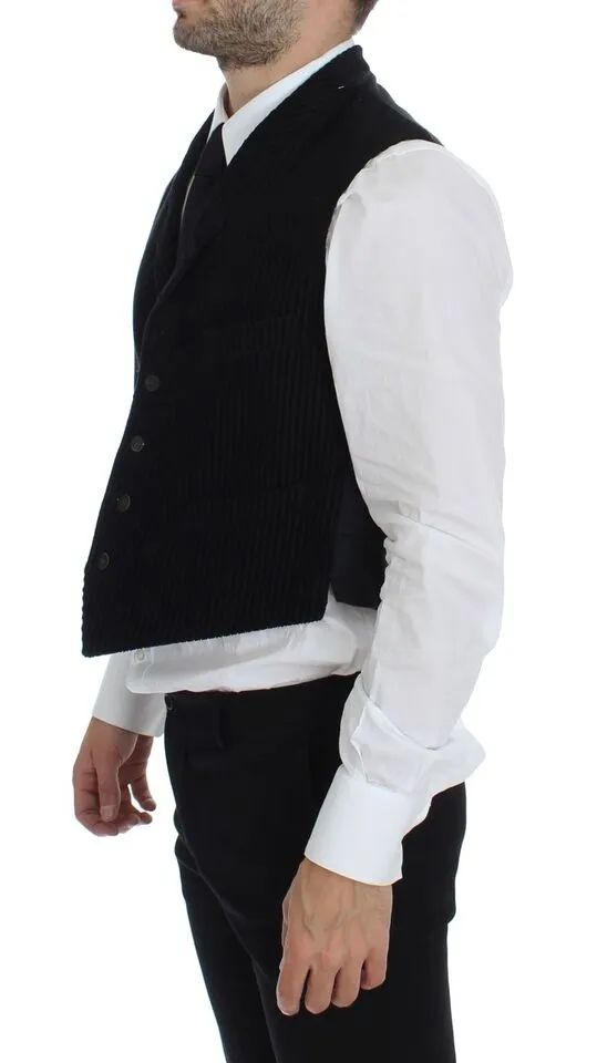 Elegant Black Manchester Dress Vest sold by Louxly product image thumbnail 4