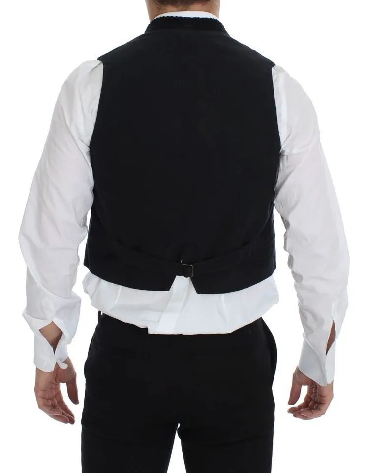 Elegant Black Manchester Dress Vest sold by Louxly product image thumbnail 3