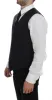 Elegant Gray Wool Blend Dress Vest sold by Louxly