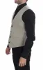 Chic Beige Single Breasted Dress Vest sold by Louxly
