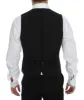 Elegant Black Wool Dress Vest sold by Louxly