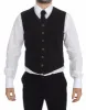 Elegant Black Dress Vest sold by Louxly