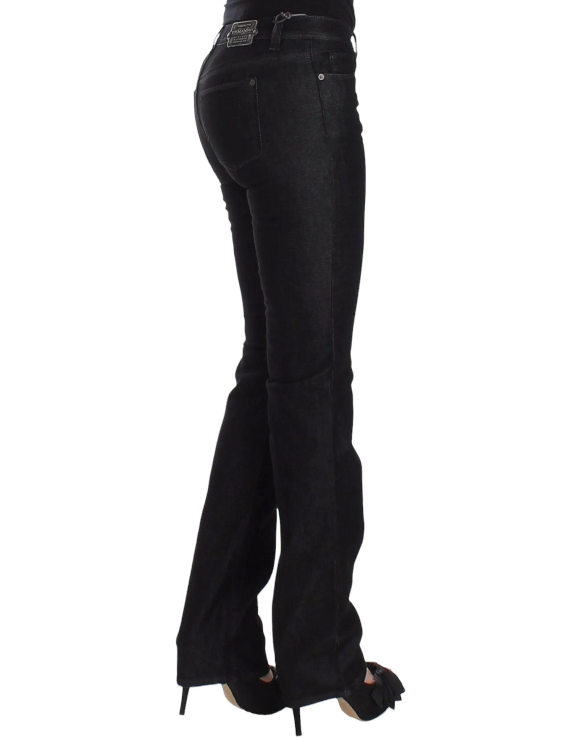 Chic Black Slim Skinny Jeans sold by Louxly product image thumbnail 4