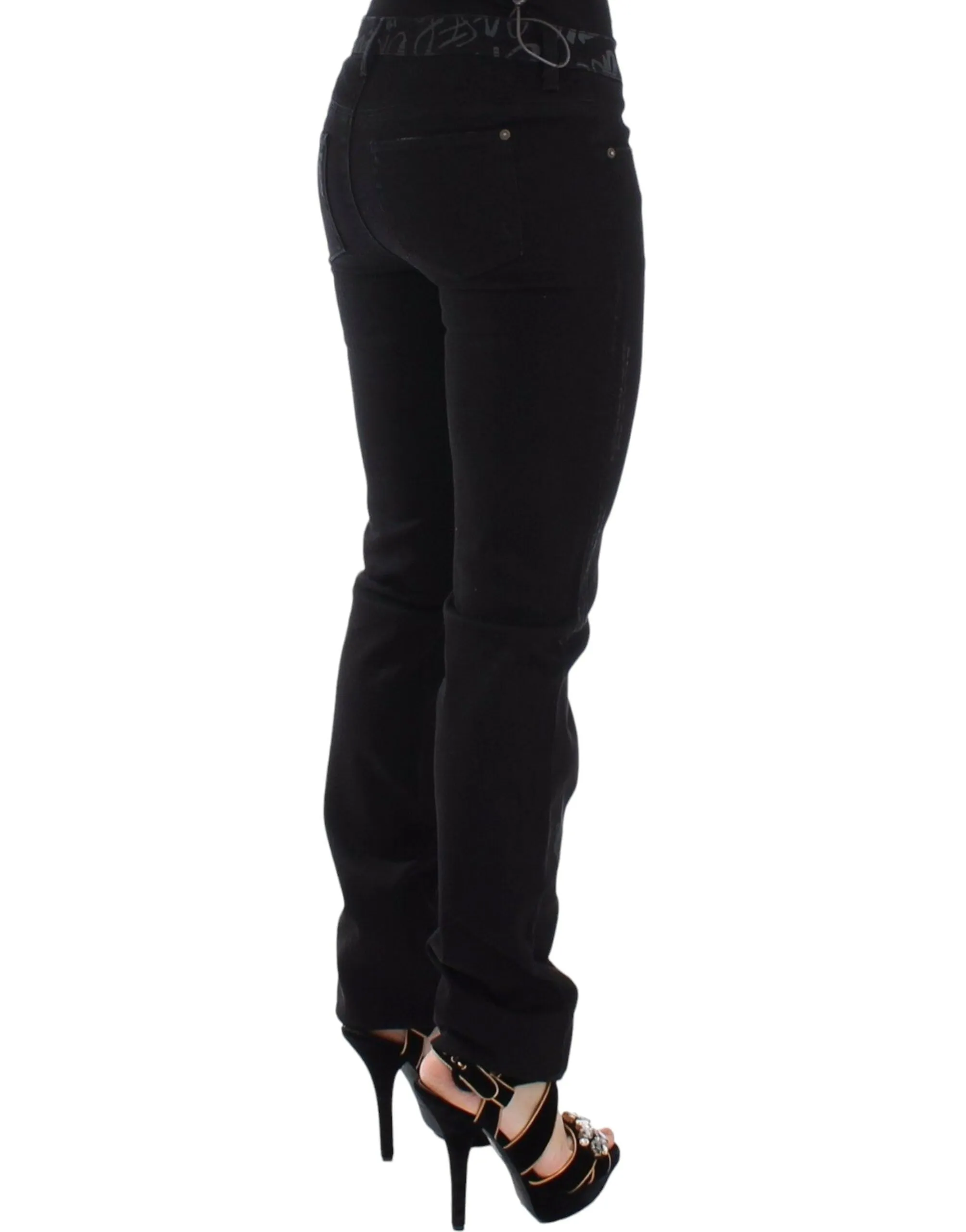 Chic Black Skinny Statement Jeans sold by Louxly product image thumbnail 4