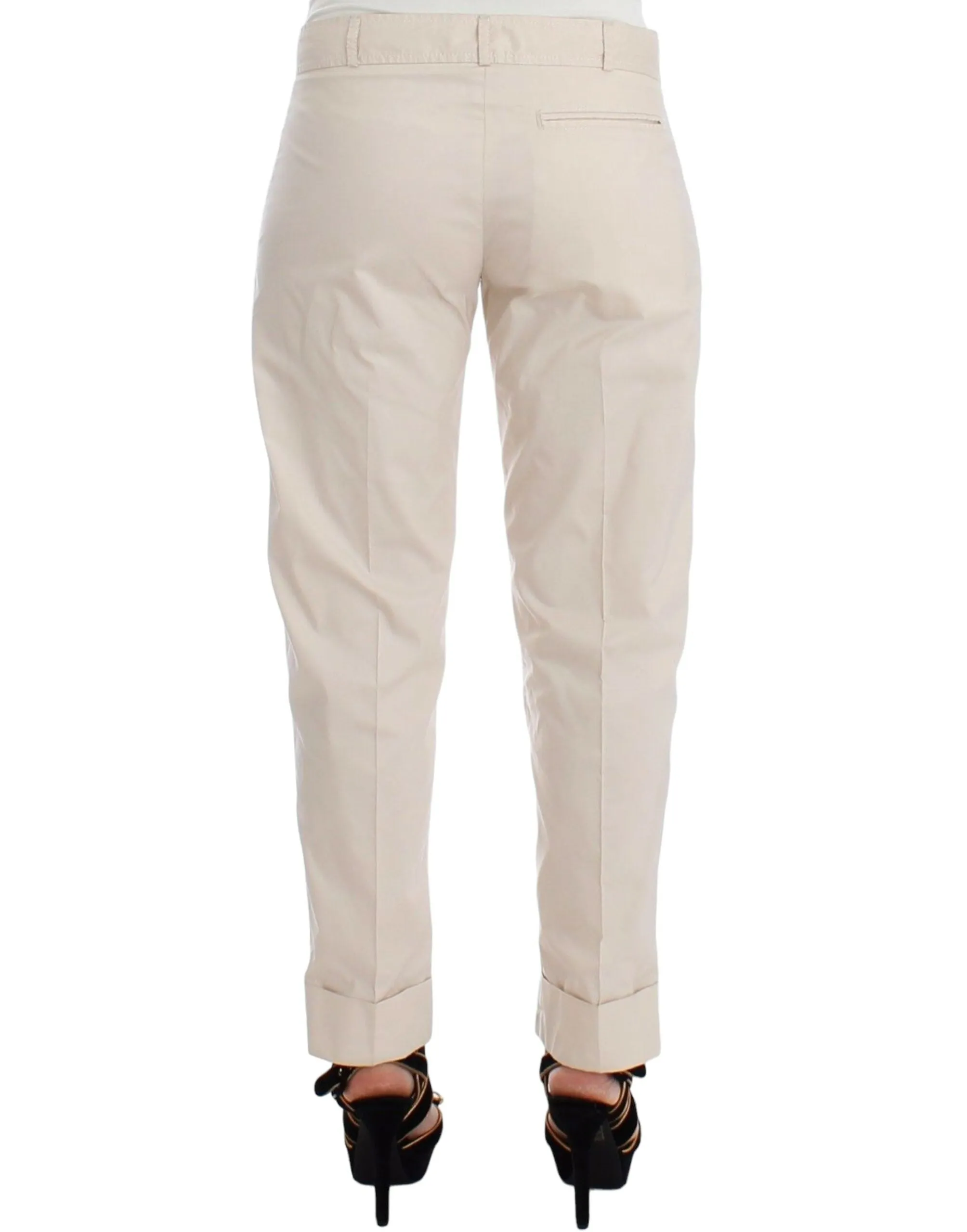 Chic Beige Chino Pants - Elegance Redefined sold by Louxly product image thumbnail 3