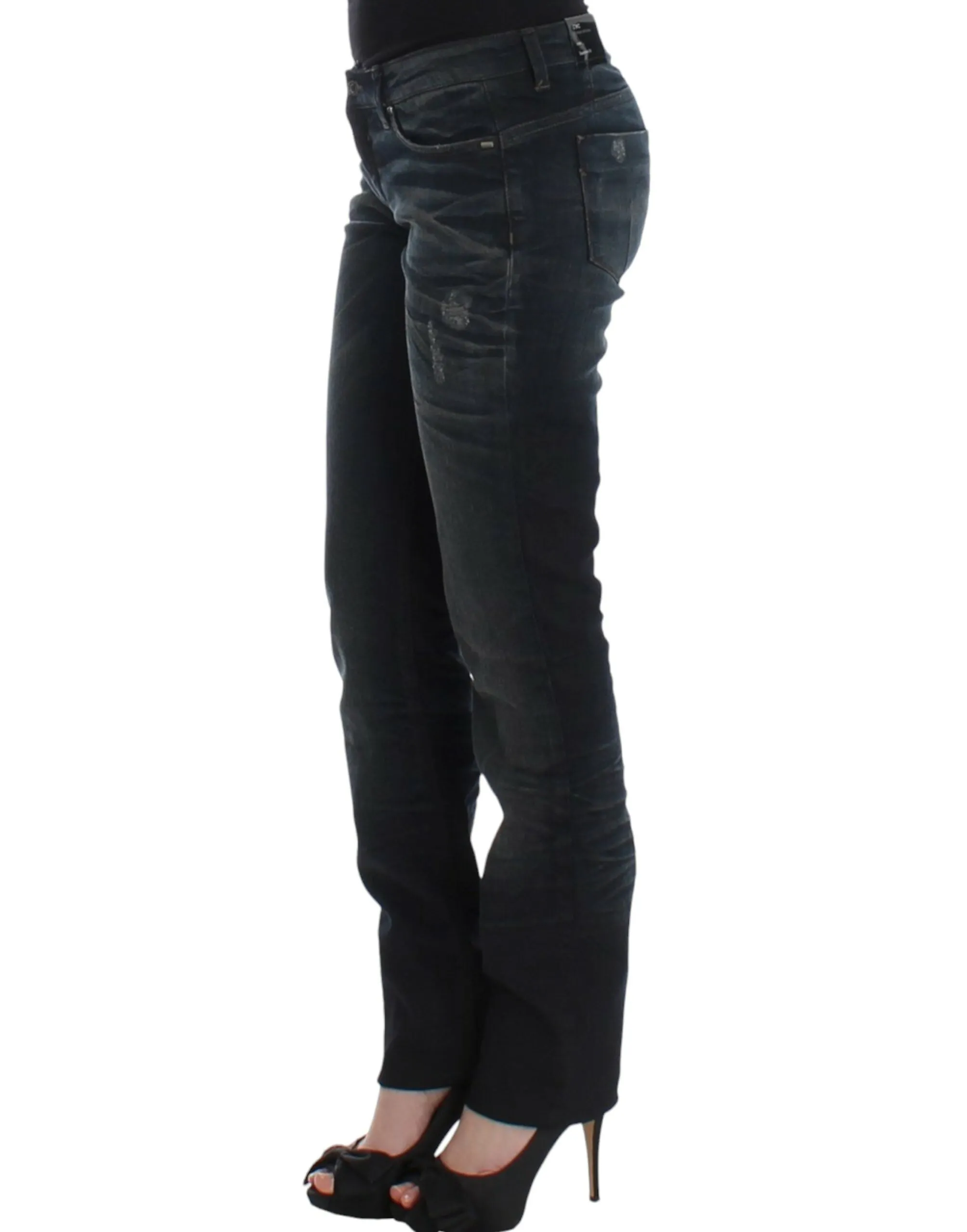 Chic Superskinny Blue Denim Jeans sold by Louxly product image thumbnail 2