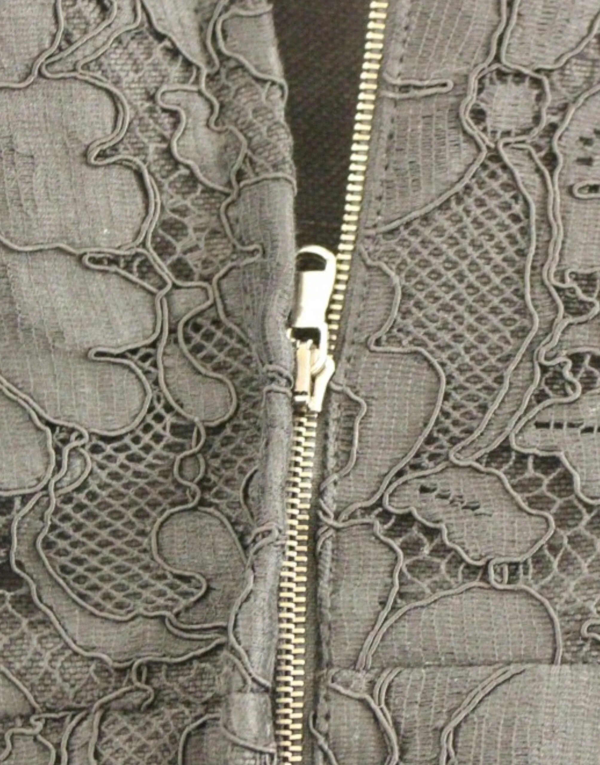 Elegant Black Floral Lace Dress sold by Louxly product image thumbnail 5