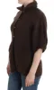 Elegant Short Sleeved Brown Cardigan sold by Louxly