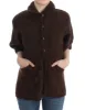 Elegant Short Sleeved Brown Cardigan sold by Louxly