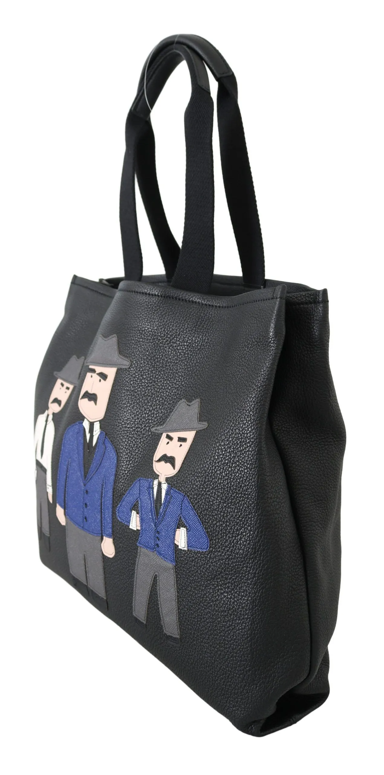 Elegant Black Leather Tote for Men sold by Louxly product image thumbnail 4