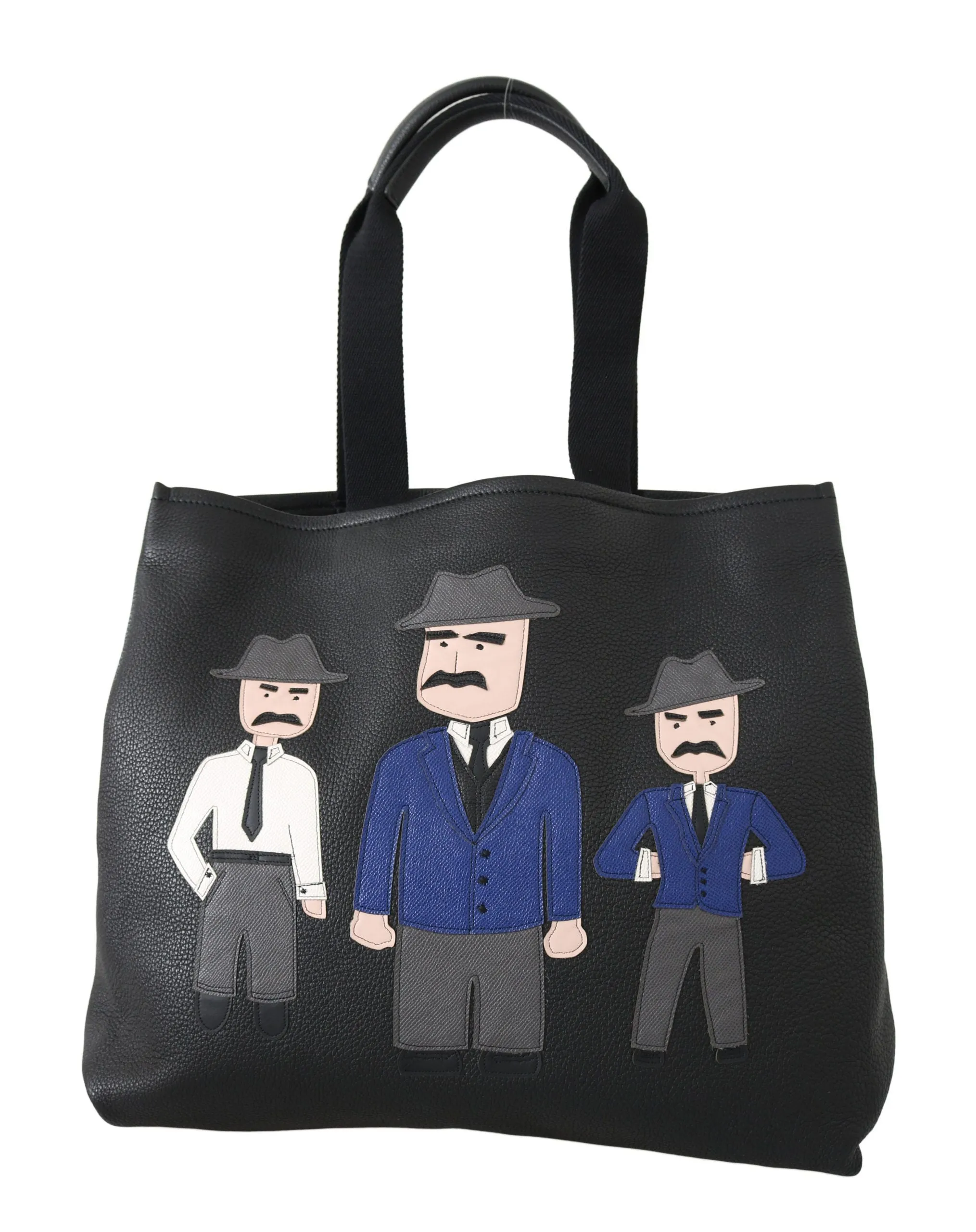 Elegant Black Leather Tote for Men sold by Louxly