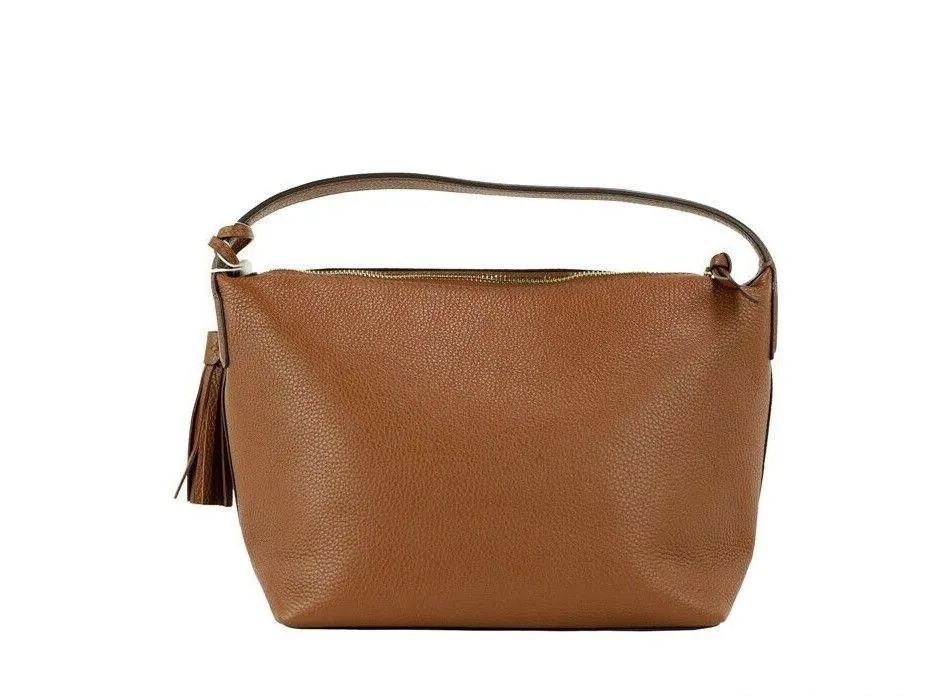 Thea Small Moose Pebbled Leather Slouchy Shoulder Handbag sold by Louxly product image thumbnail 2