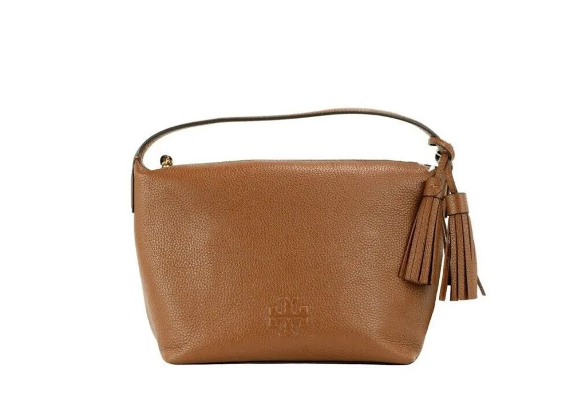 Thea Small Moose Pebbled Leather Slouchy Shoulder Handbag sold by Louxly