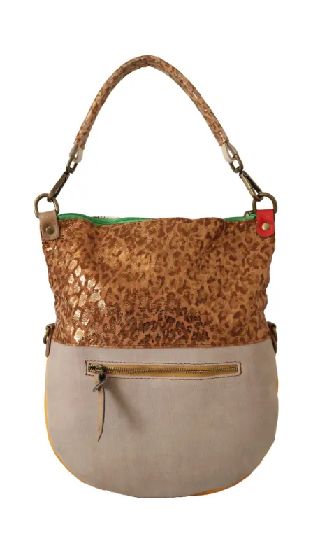 Chic Multicolor Leather Shoulder Bag sold by Louxly