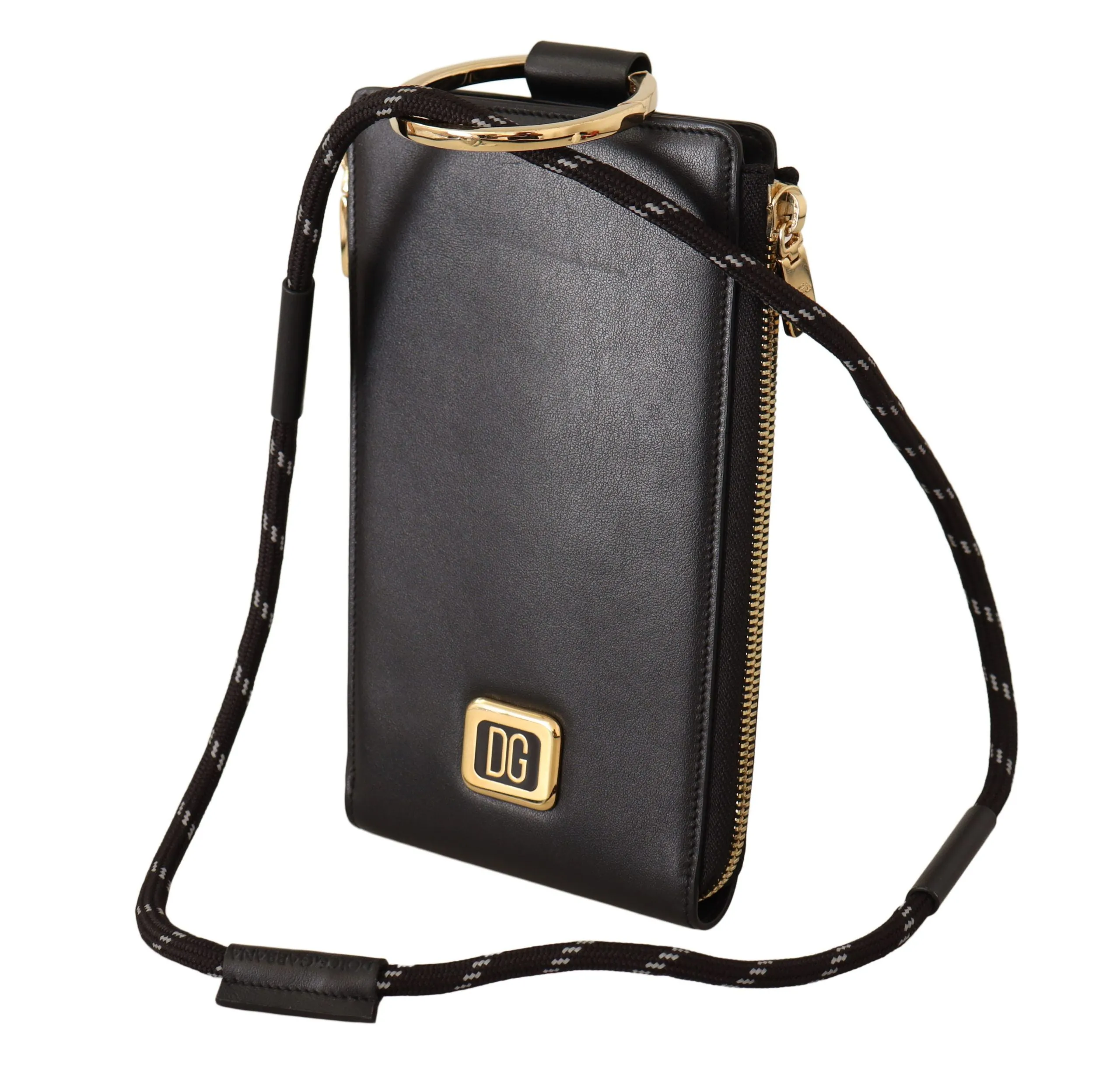 Elegant Black Leather Strapped Wallet sold by Louxly product image thumbnail 4
