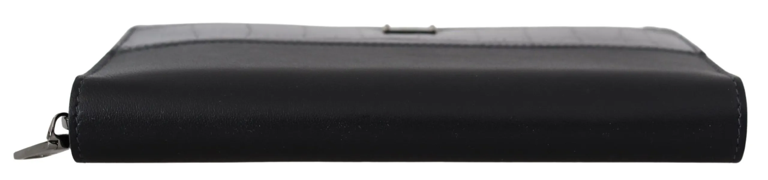 Elegant Textured Leather Zip-Around Wallet sold by Louxly product image thumbnail 4