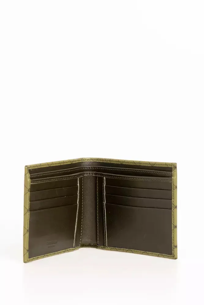 Elegant Green Crespo Leather Monogram Wallet sold by Louxly product image thumbnail 3