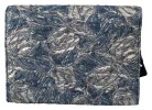 Elegant Blue Croc-Print Briefcase Clutch sold by Louxly