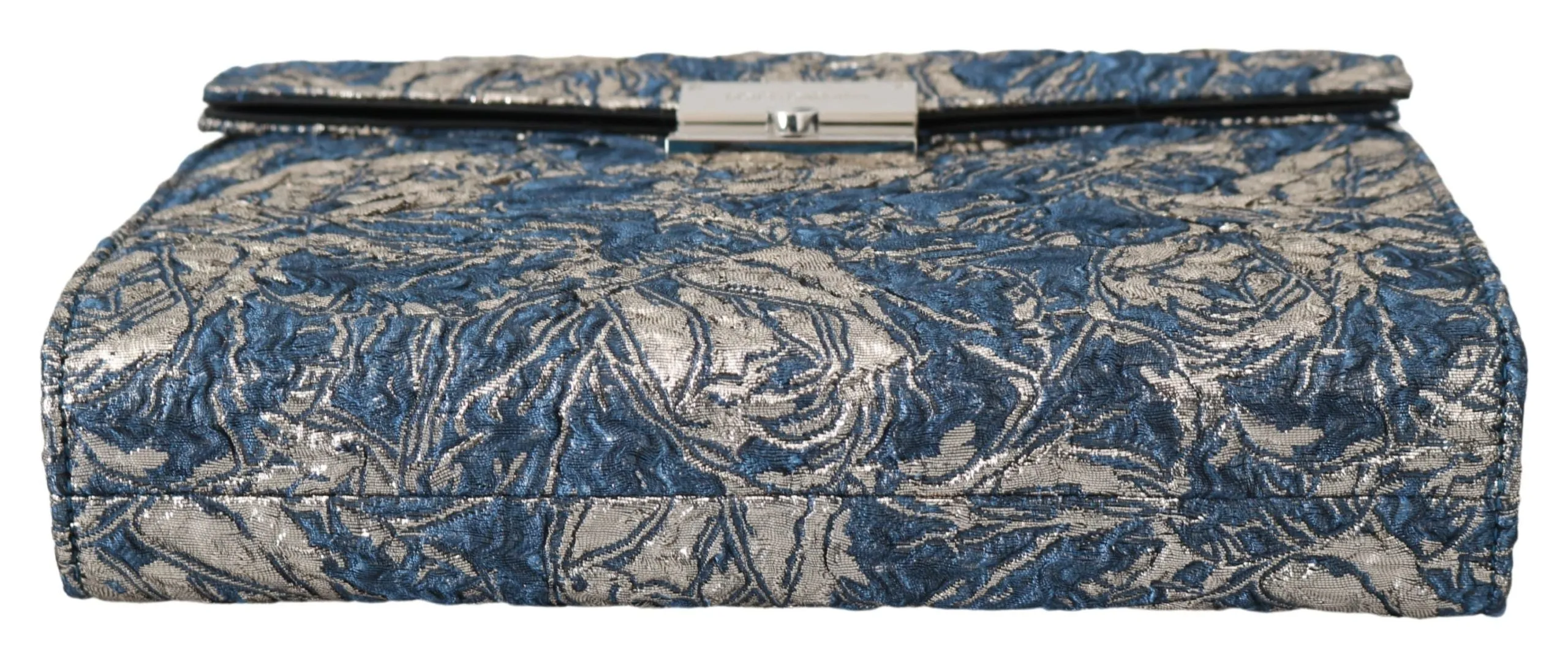 Elegant Blue Croc-Print Briefcase Clutch sold by Louxly product image thumbnail 3