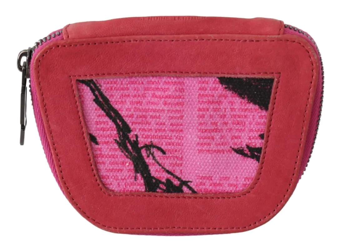 Elegant Pink Fabric Coin Wallet sold by Louxly