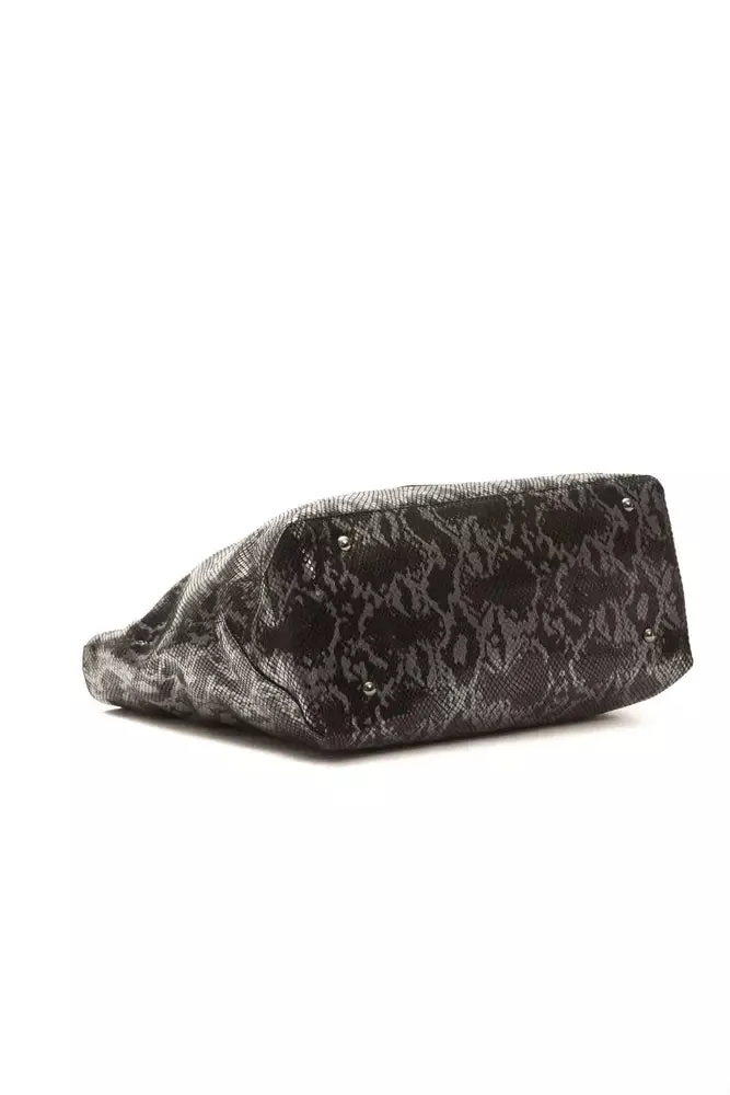 Chic Python Print Leather Shoulder Bag sold by Louxly product image thumbnail 4