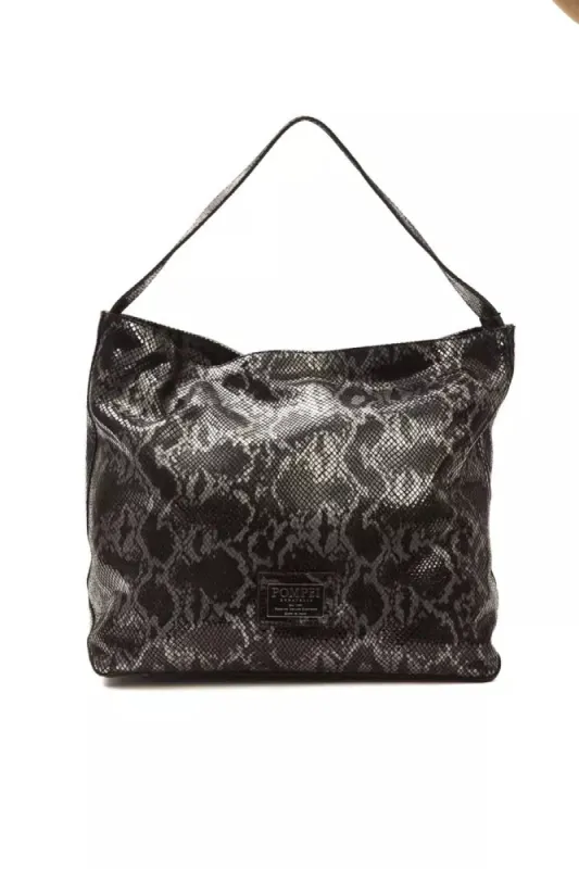 Chic Python Print Leather Shoulder Bag sold by Louxly