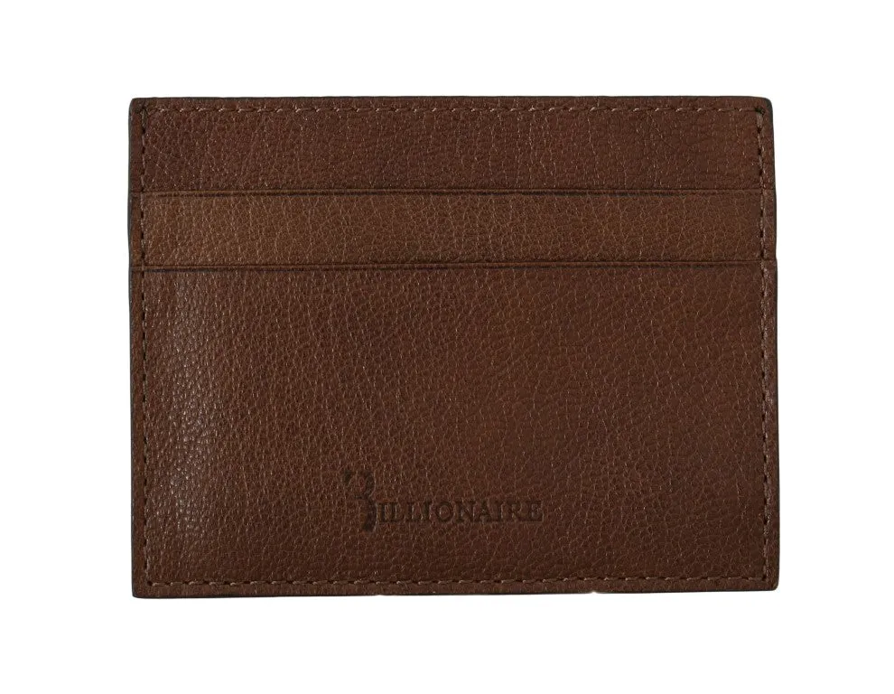 Elegant Leather Men's Wallet in Brown sold by Louxly product image thumbnail 2