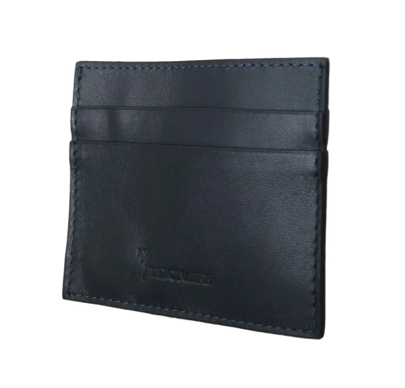 Opulent Blue Leather Men's Wallet sold by Louxly