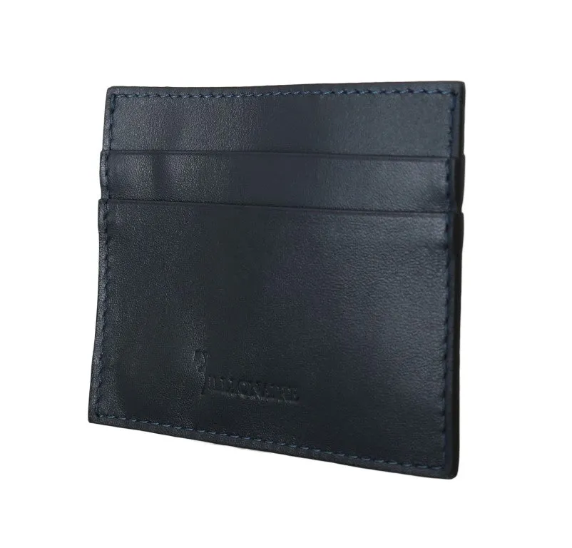 Opulent Blue Leather Men's Wallet sold by Louxly