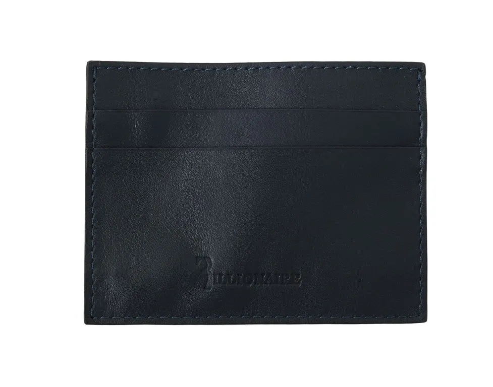 Opulent Blue Leather Men's Wallet sold by Louxly product image thumbnail 3