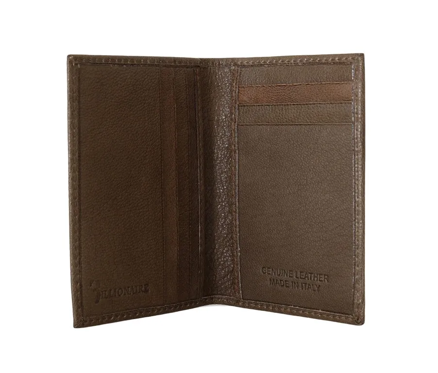 Elegant Leather Men's Wallet in Brown sold by Louxly product image thumbnail 5