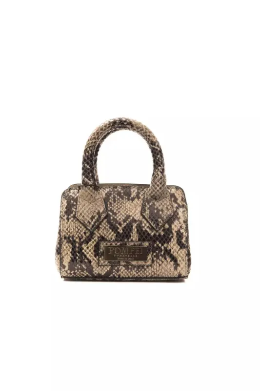 Chic Python Print Leather Mini Tote sold by Louxly