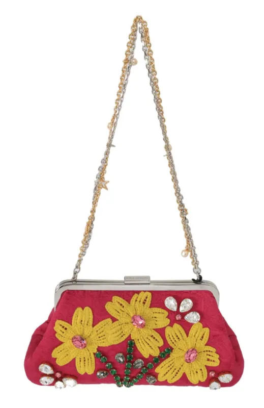 Elegant Evening Party Clutch in Pink sold by Louxly