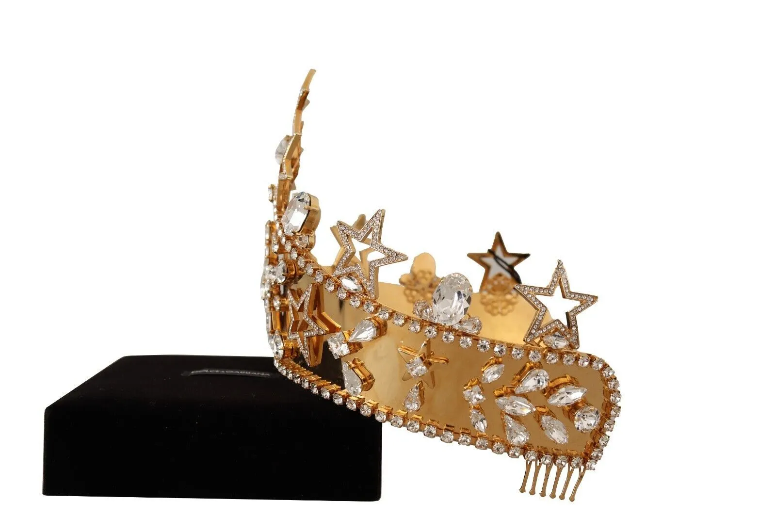 Elegant Crystal Diadem Tiara – A Regal Touch sold by Louxly product image thumbnail 3