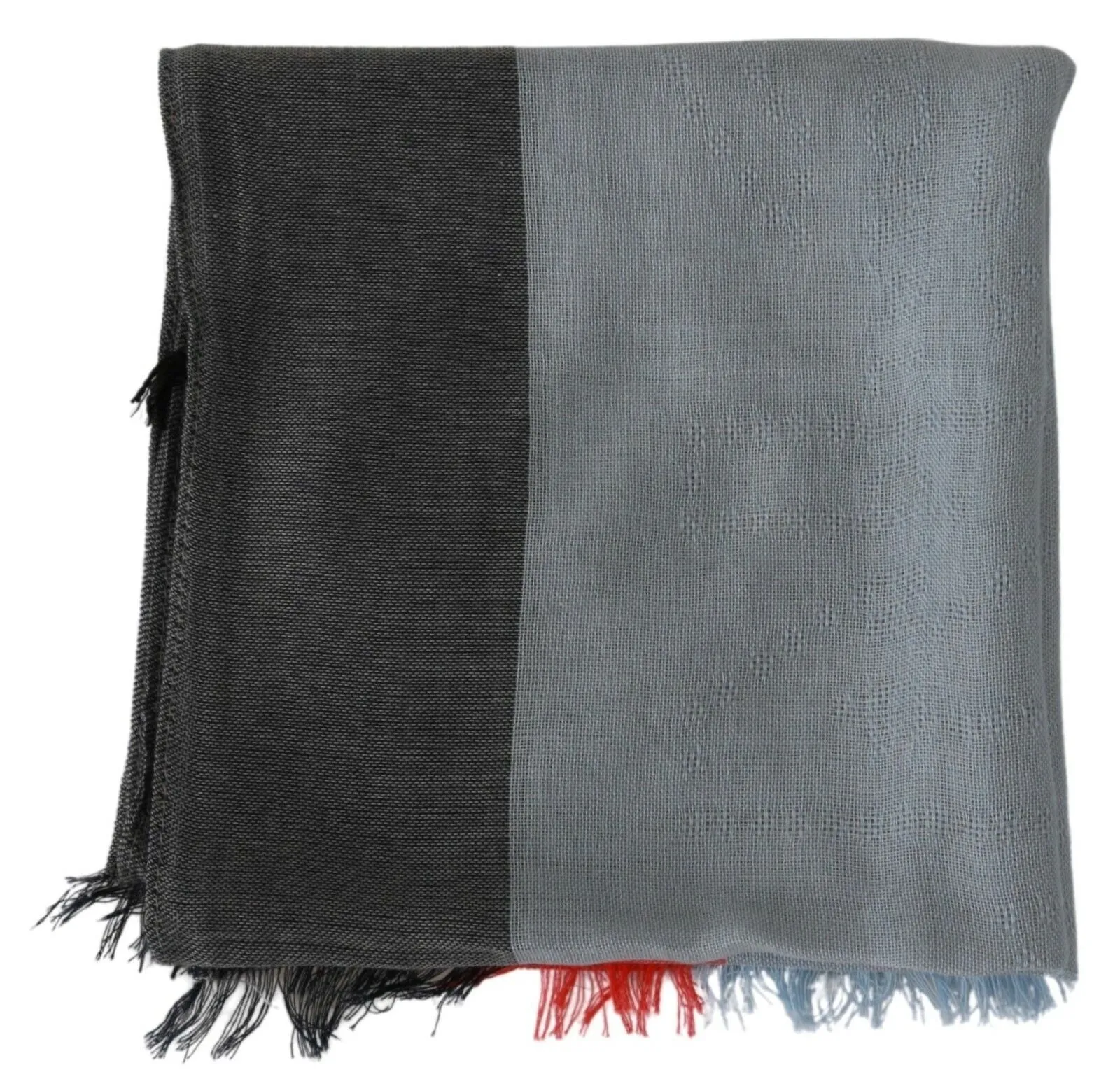 Elegant Gray Italian Cotton Scarf sold by Louxly product image thumbnail 5