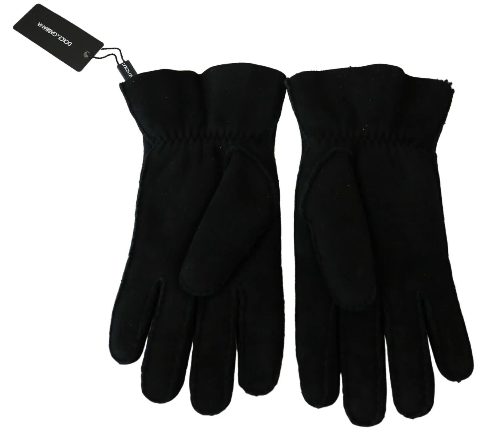 Elegant Black Leather Biker Gloves sold by Louxly product image thumbnail 5