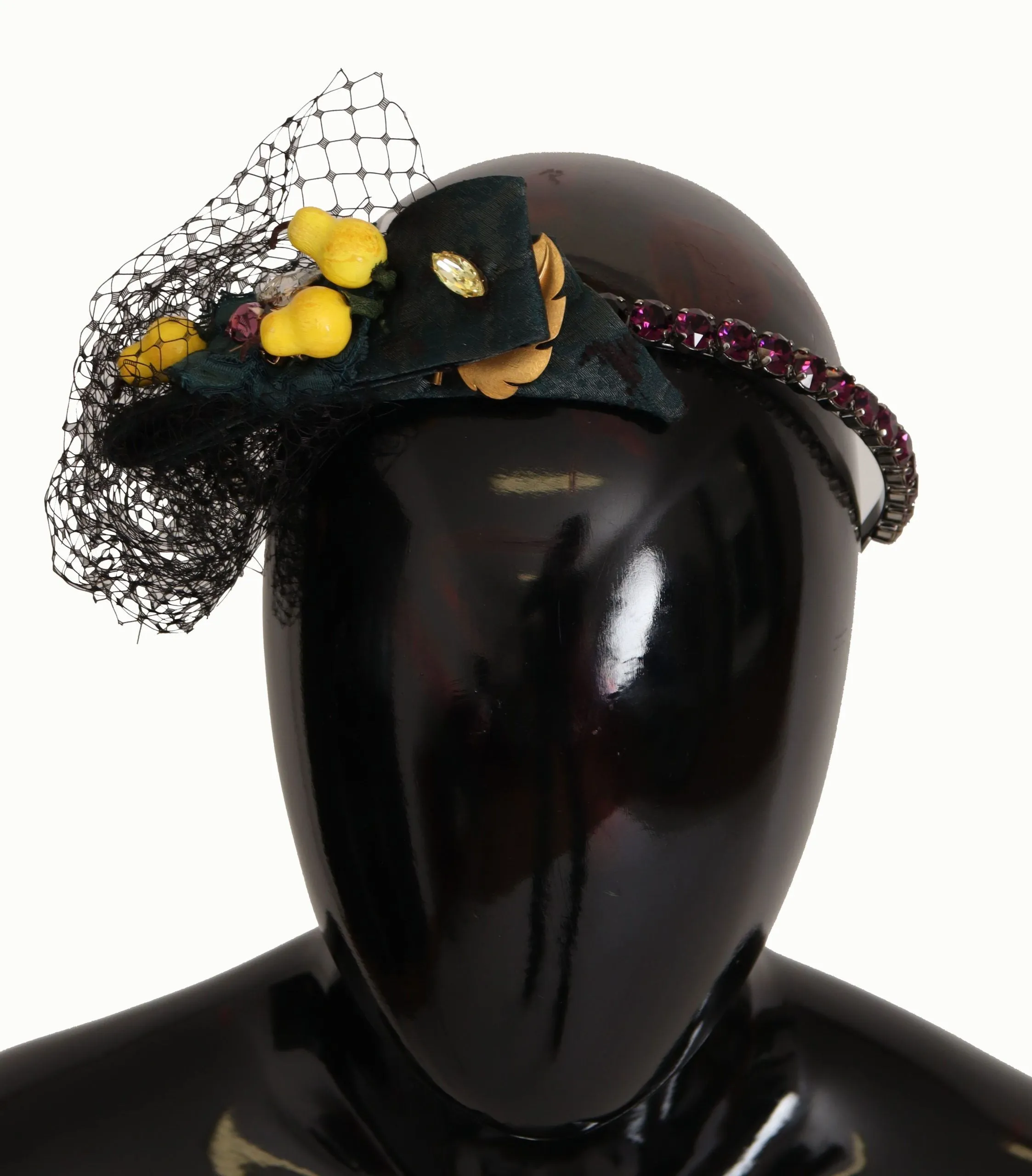 Charming Sicilian Lemon Crystal Headband sold by Louxly