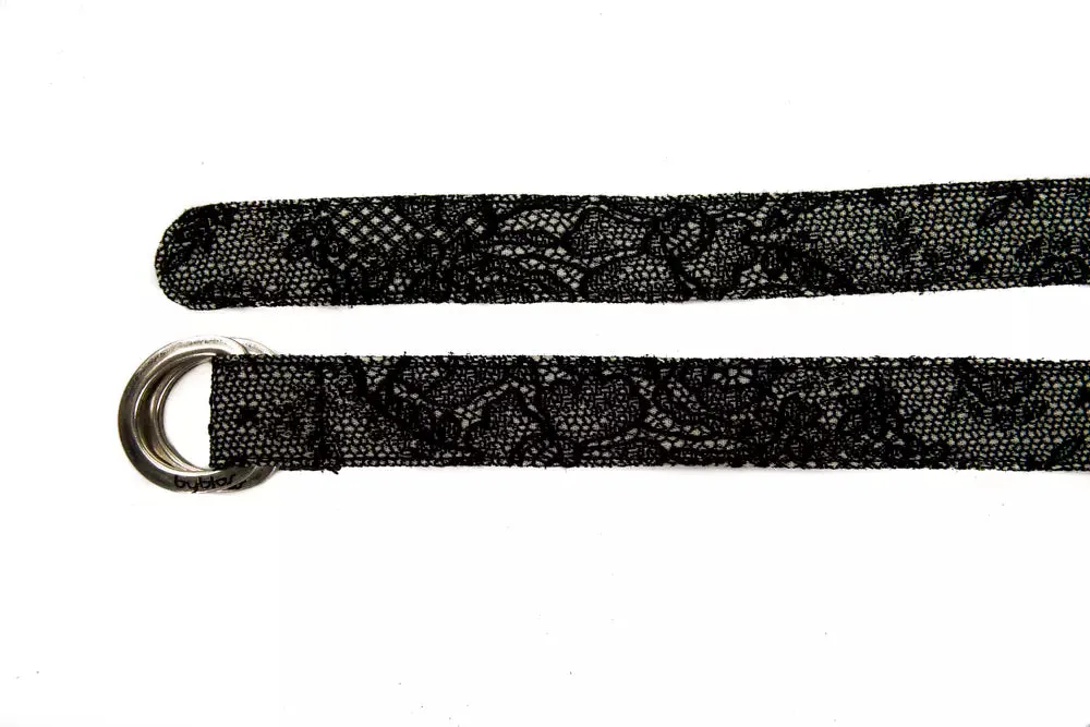 Elegant Black Textured Weave Leather Belt sold by Louxly product image thumbnail 2
