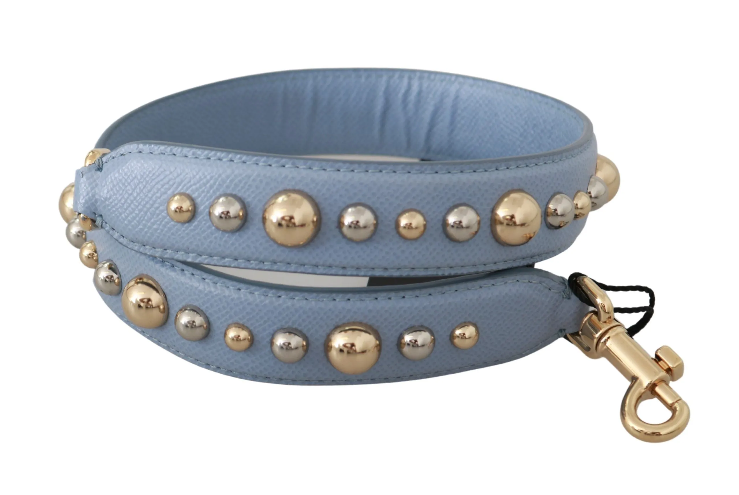 Elegant Blue Leather Shoulder Strap sold by Louxly product image thumbnail 2