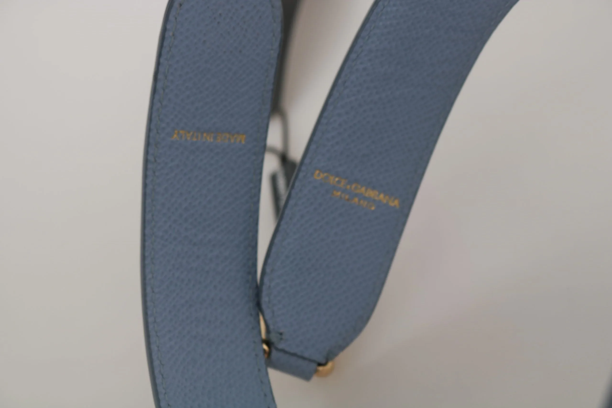 Elegant Blue Leather Shoulder Strap sold by Louxly product image thumbnail 3