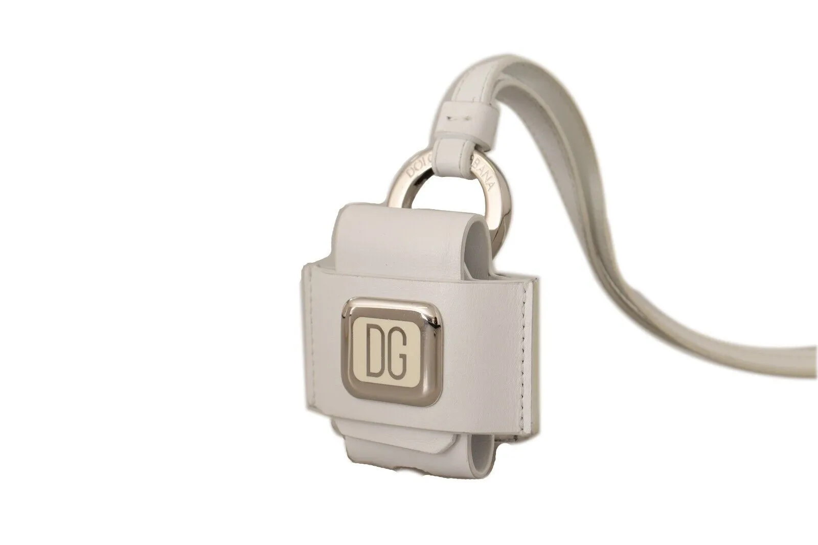 Elegant Leather Airpods Case in Pristine White sold by Louxly product image thumbnail 3